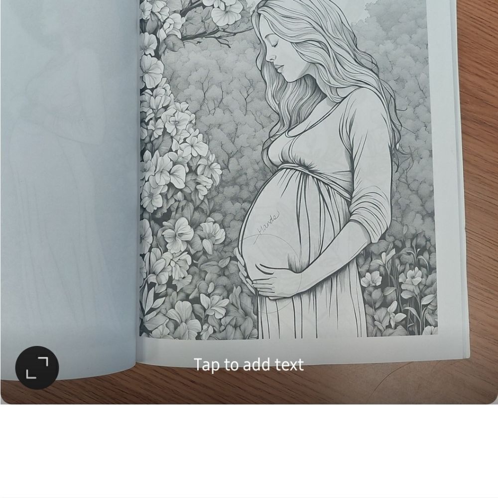 Positive Pregnancy Coloring Book - Picture 7 of 7